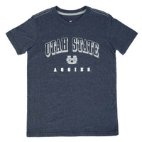 Youth Utah State Block Letters U-State Aggies T-Shirt